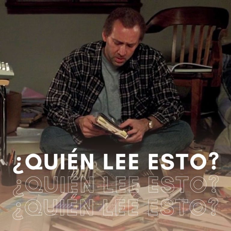 ¿QUIÉN LEE ESTO?