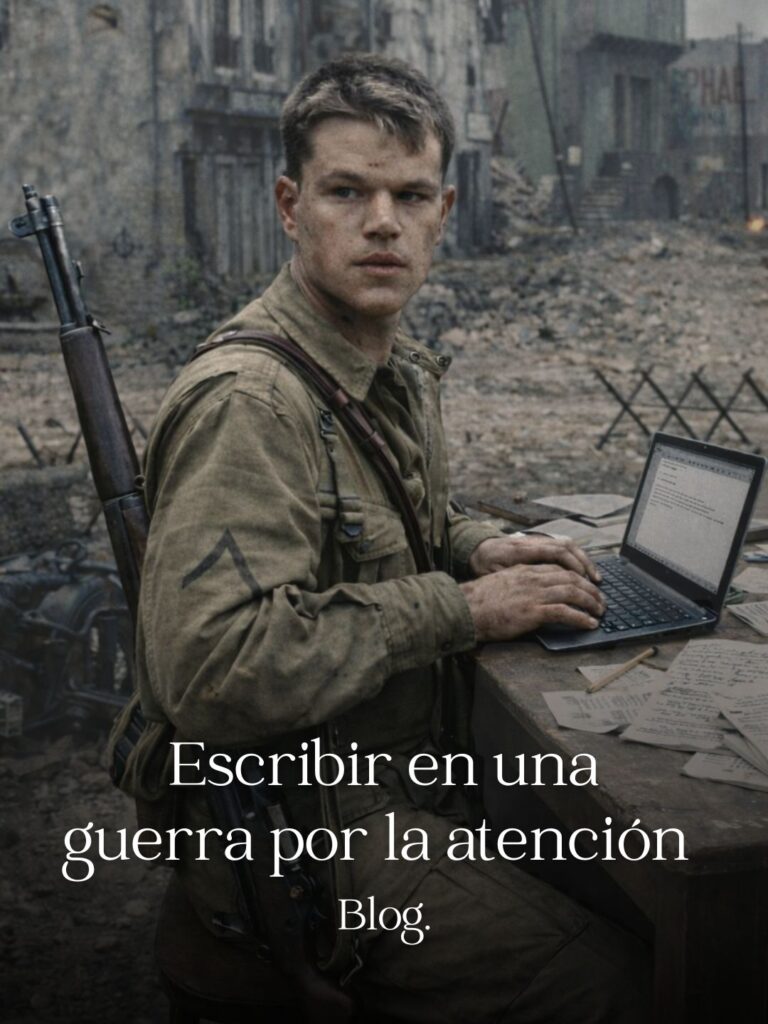 Escribir en una guerra por la atención