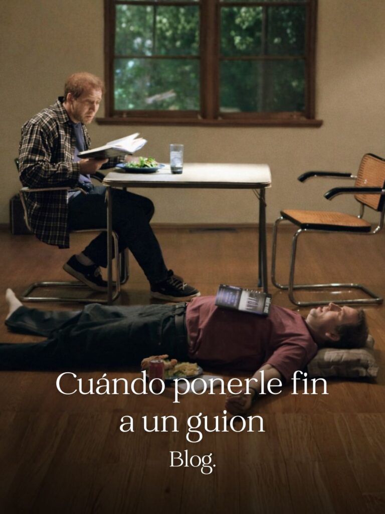Cuándo ponerle fin a un guion